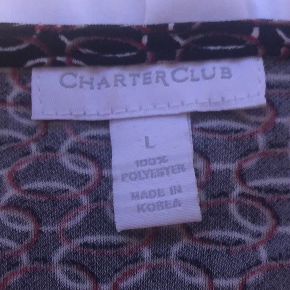 Charter Club blouse.  Size large. - Picture 2 of 4